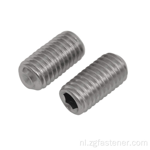 DIN916 Socket Set schroef met puntensetschroeven